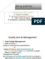 TQM in Japan: An Analysis of Quality Management Techniques