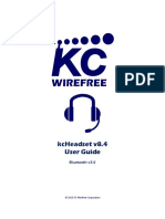 Kcheadset V8.4 User Guide