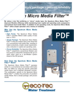 Spectrum Micro Media Filter™: High Purity Simple Package Proven Reliability