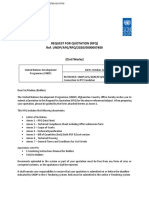 UNDP RFQ for Water Supply Connection Project