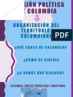 DIVISIÓN POLÍTICA DE COLOMBIA 3°