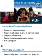 Instructional Focus On Vocabulary: Jennifer Smith, Ed.D., Senior Director, Curriculum and Instruction