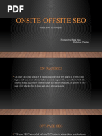 Onsite-Offsite Seo: Guide and Techniques