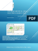 Informe mensual área electrica Marzo 2020