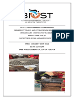 Concrete Mix Slump and Compression Test PDF