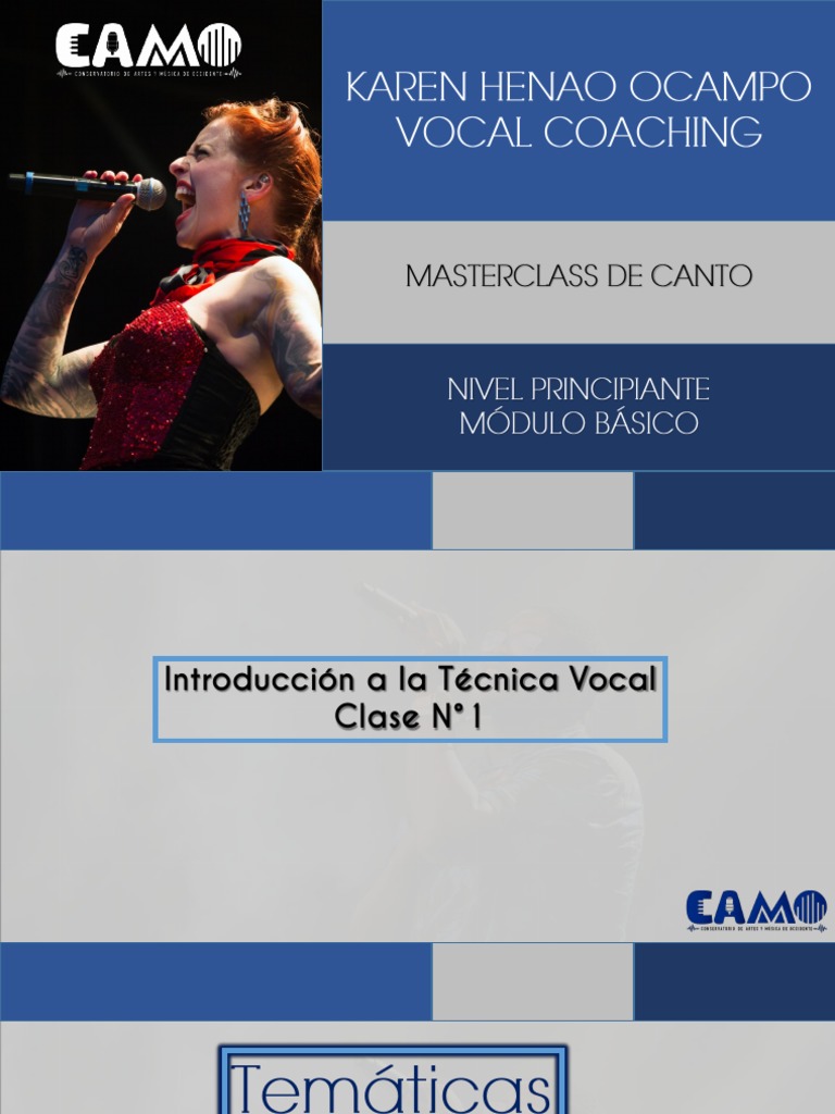 Masterclass de Técnica Vocal | PDF | Laringe | Vocal