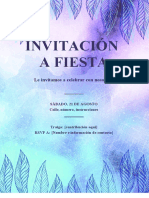 Trabajo INVITACIÓN