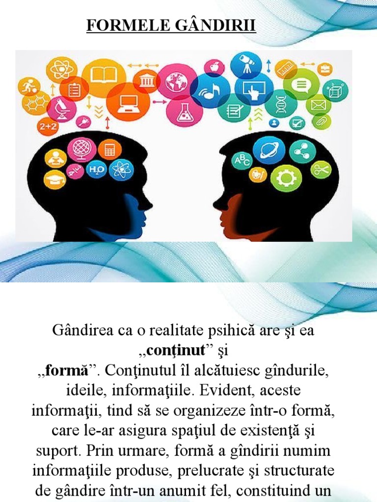 Formele de Bază Ale Gândirii | PDF