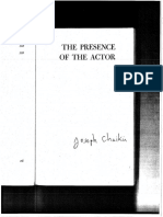 CHAIKIN, Joseph - The-Presence-of-the-Actor PDF