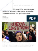 Plebiscito histórico en Chile_ por qué es tan polémica la Constitución que el 80% de los votantes chilenos votó por reemplazar - BBC News Mundo