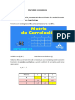 Matriz de Correlacion