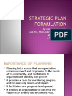 Topic 8 Developing Your Strategic   Plan