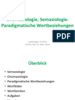 Wortfelder Und Wortfamilien PDF