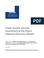 Independent review future nem power system security assessment