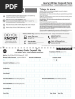 TN Money Order Form For Karen Howell