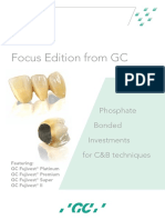 Focus Edition From GC: Phosphate Bonded Investments For C&B Techniques