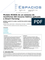 Modelo SCADA de Un Sistema de Monitoreo Del Recurso Hídrico Aplicado A Smart Farming PDF