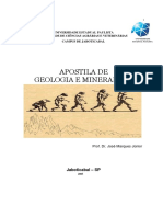 Apostila de Geologia e Mineralogia UNESP PDF