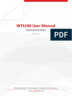 WTS100 User Manual: QSZACCWTS100UM0100