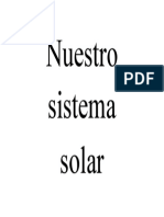 Nuestro Sistema Titulo