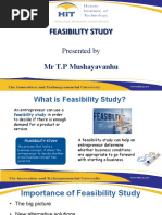 Feasibility Study: Presented by