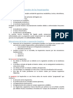 Características Generales de Las Hepatopatías