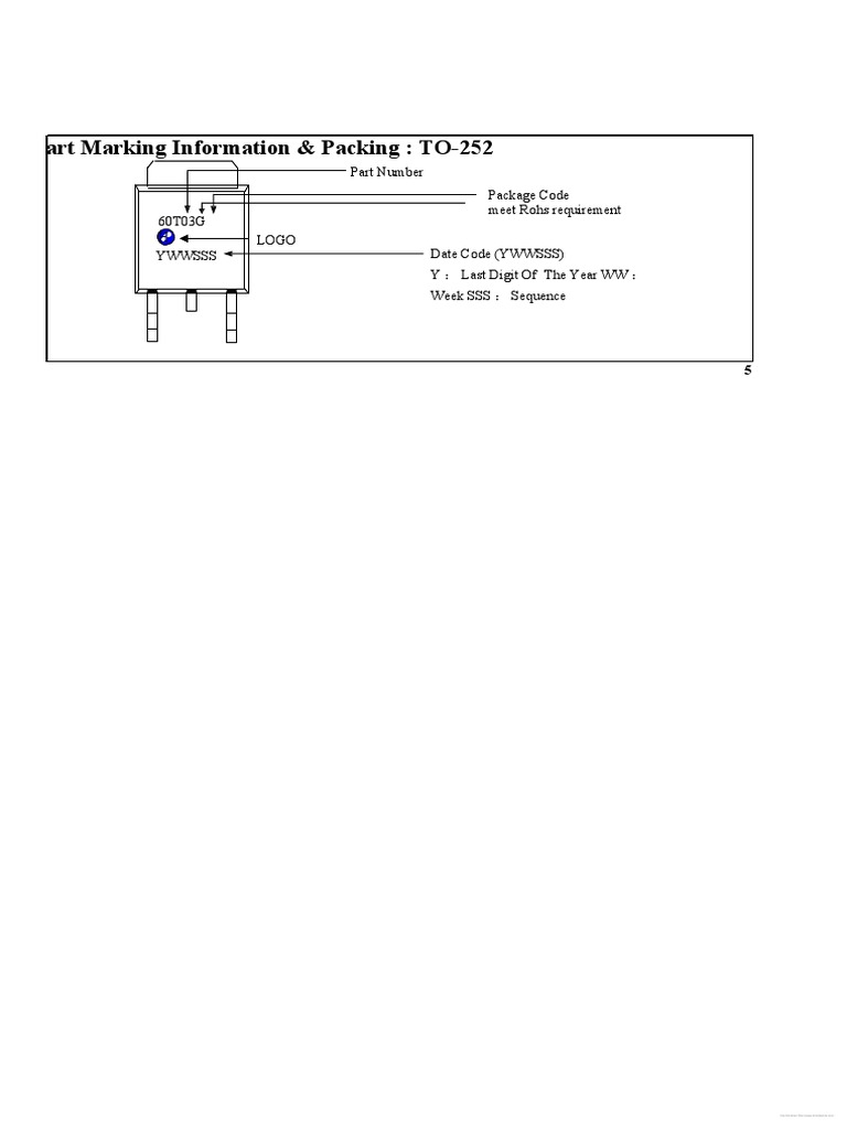 Art Marking Information & Packing: TO-252 | PDF | Semiconductor Devices ...