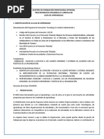 GUIA DE APRENDIZAJE No. 1 - Facilitar El Servicio Al Cliente