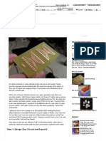 PCB Etching.. With Vinyl!: Step 1: Design Your Circuit and Export It