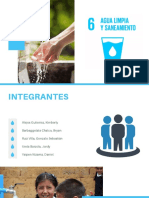 Agua y  saneamiento ODS 6