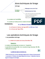 Diapo - Techniques de Forage - 2 Opérations de Forage