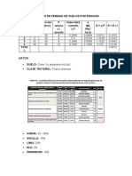 Calculo de Pérdida de Suelos Por Erosión