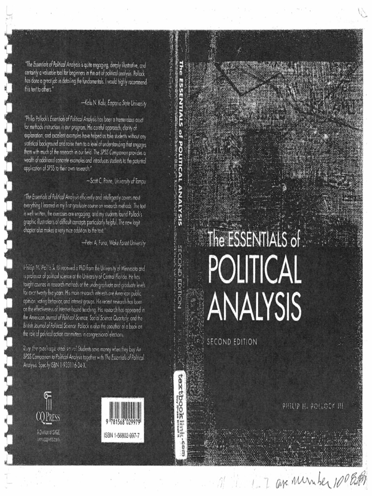 The Essentials of Political Analysis PDF