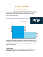 Calculer La Pression Osmotique