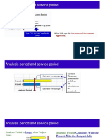 Analysis Period and Service Period