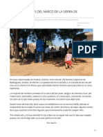 Los Desplazados Del Narco de La Sierra de Badiraguato PDF