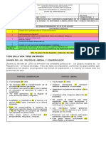 Plan de trabajo semanal de asignaturas para grado 5