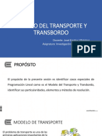 Semana 06 Modelo de Transporte PDF