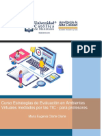 Contenido Del Curso Estrategias de Evaluación-Unidad I PDF