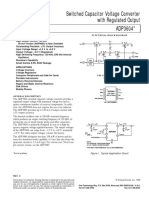 Switched Capacitor Voltage Converter With Regulated Output ADP3604
