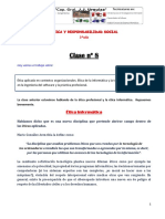 Clase 8-Ética y Responsabilidad Social - 3° 2020