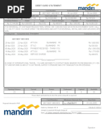 Debit Card Statement: Please Detach Perforated Line & Return This Portion Along With Our Payment