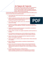 Funciones de La Cámara de Comercio