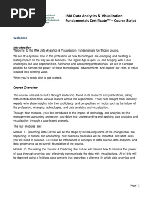 Course Script