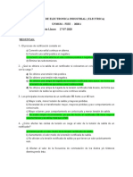 Examen parcial de electrónica industrial (eléctrica) UNMSM 2020-I