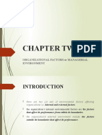 Chapter 2 - Organizational Factors