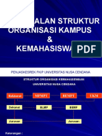 Pengenalan Struktur Organisasi Kampus & Kemahasiswaan: Penjaskesrek Fkip Universitas Nusa Cendana