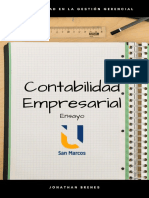 Ensayo - Contabilidad Empresarial