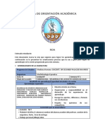 Ruta de Orientación Académica