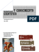 Presentación Clase 1 Ciencia y Conocimiento Científico PDF